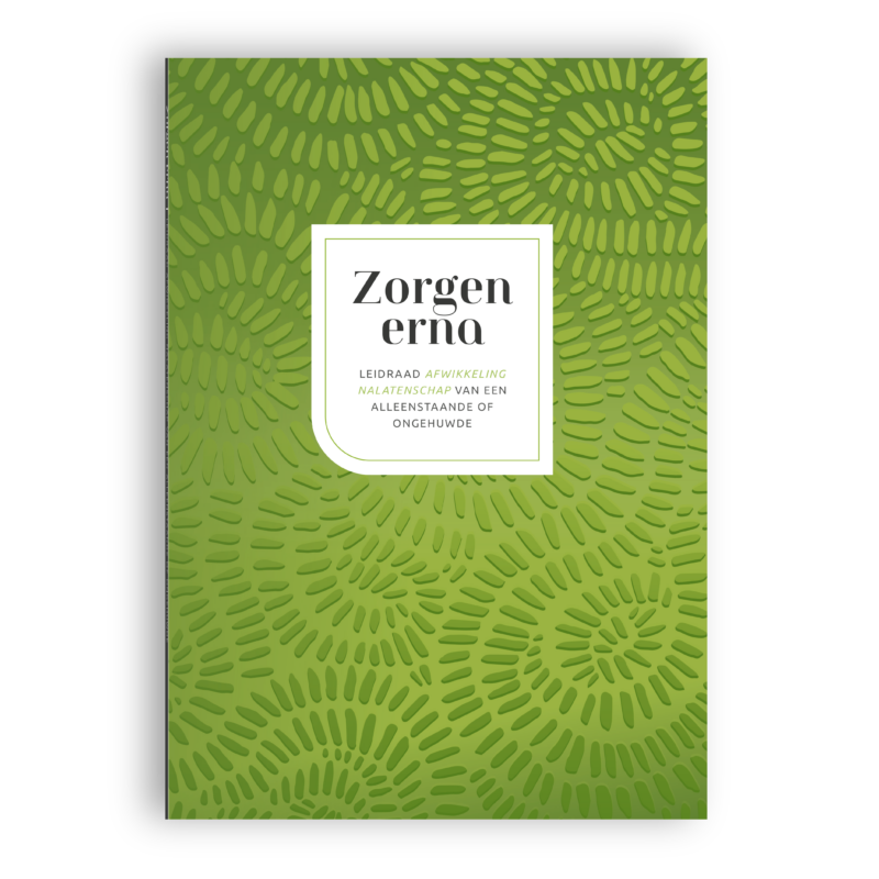 Cover boek zorgen erna voor alleenstaande en ongehuwde